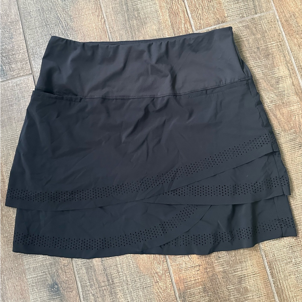 Lucky in Love Black tennis skort size XL 19” long